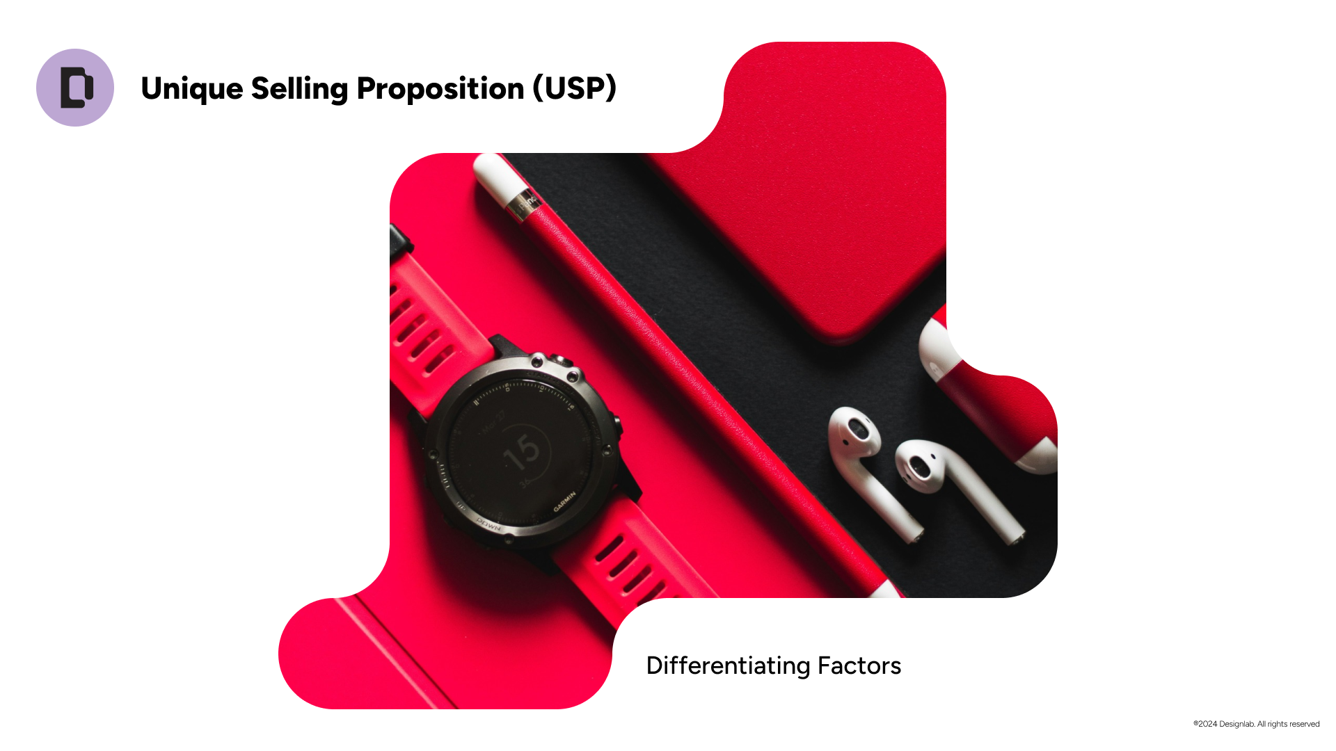 Course slide: A unique selling point