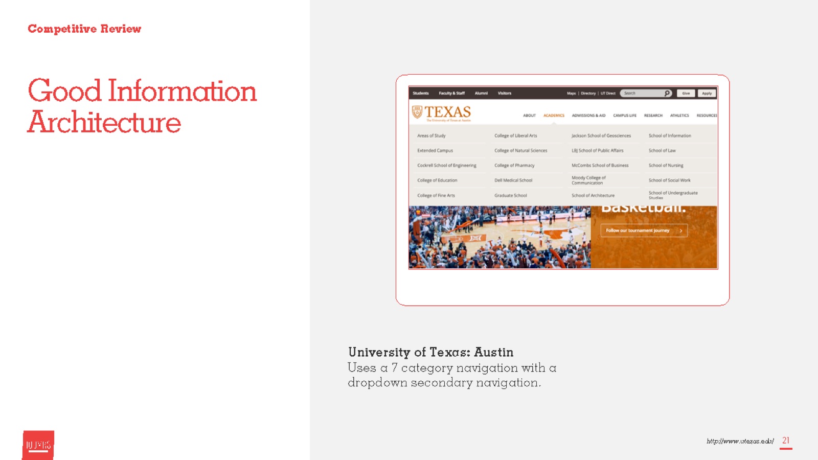 Competitive example from UT Austin