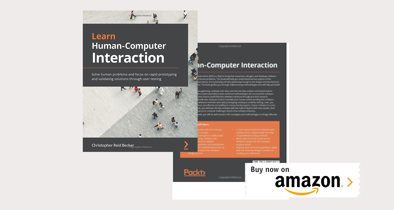 Learn Human Computer Interaction Book Jacket preview available on amazon Now