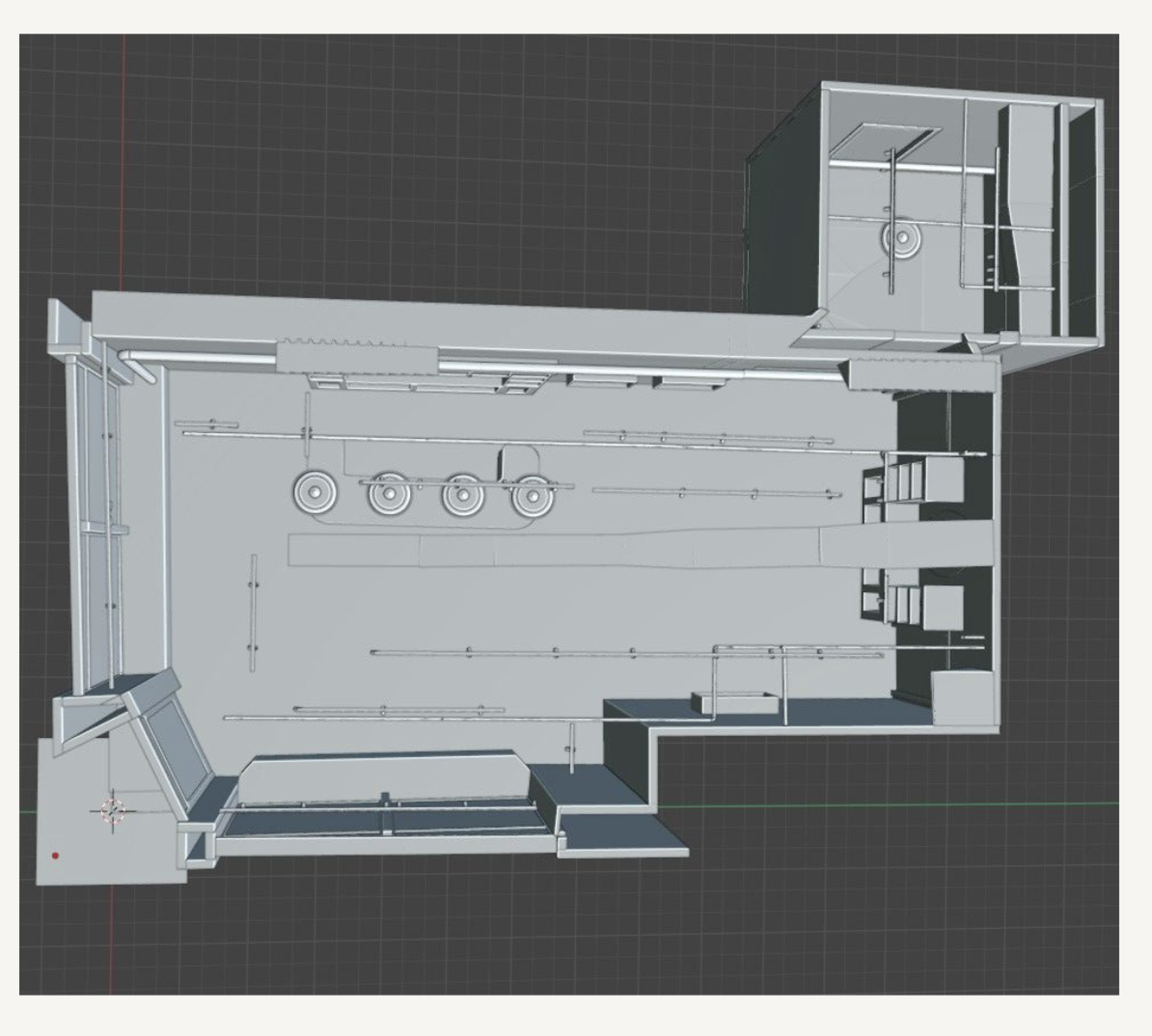 3d Plan scan of NYC retail store